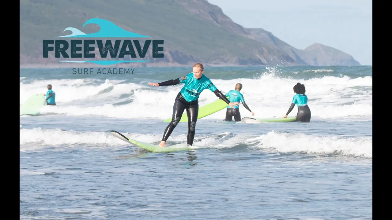 Surfing with Freewave Surf Academy