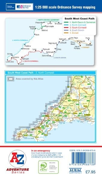 A-Z Adventure Atlas - South West Coast Path - Image 2