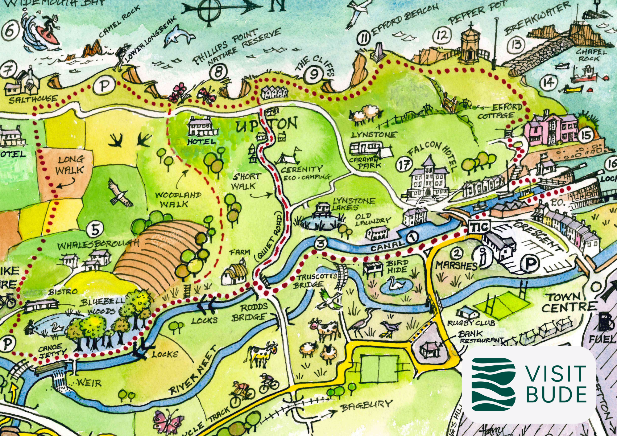 Canal & Coast Path Circular Walk