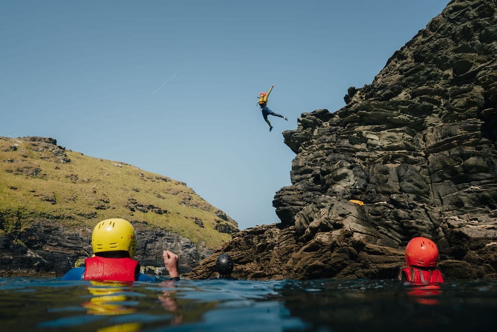 Coasteering with Shoreline Extreme Sports