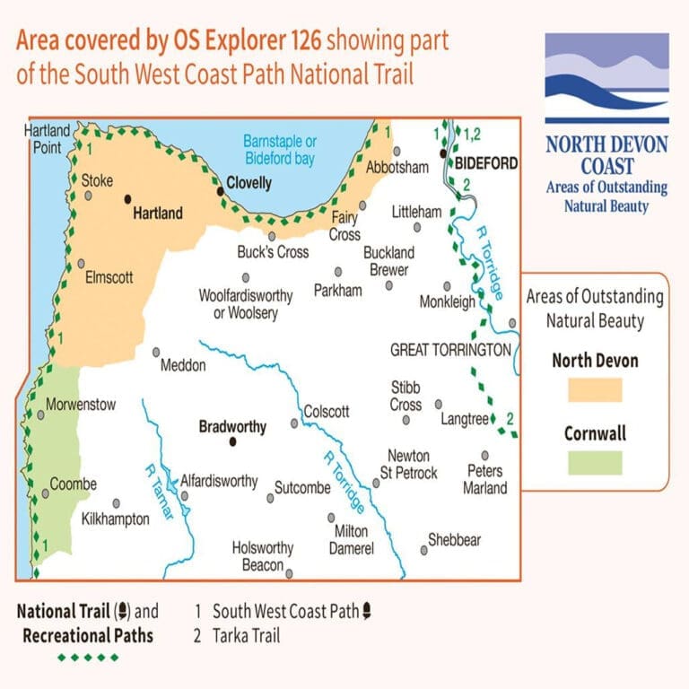 OS Explorer & Landranger Maps - Visit Bude | Holidays in Cornwall