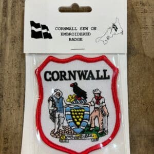 'Cornwall One And All' Sew On Embroidered Badge