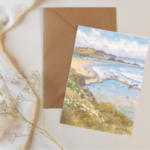 Bude Sea Pool Greeting Card