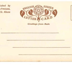English Series Letter Card Greetings from Bude