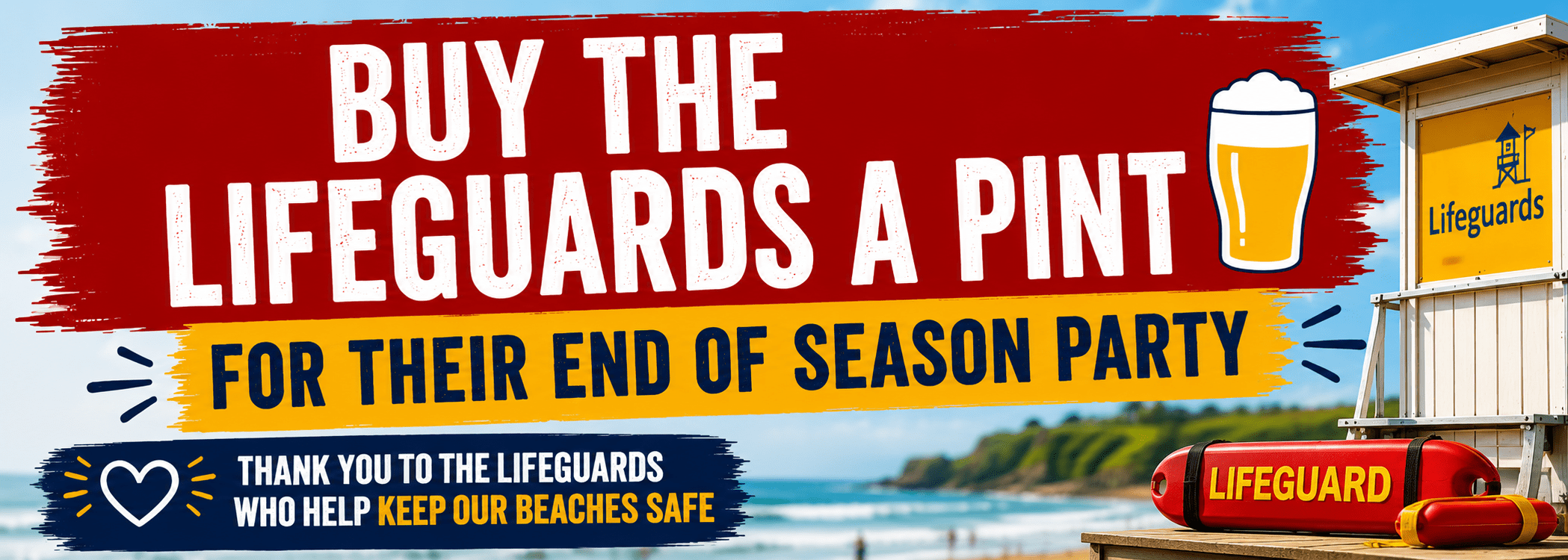 Buy a Pint for the Lifeguards Keeping Our Beaches Safe