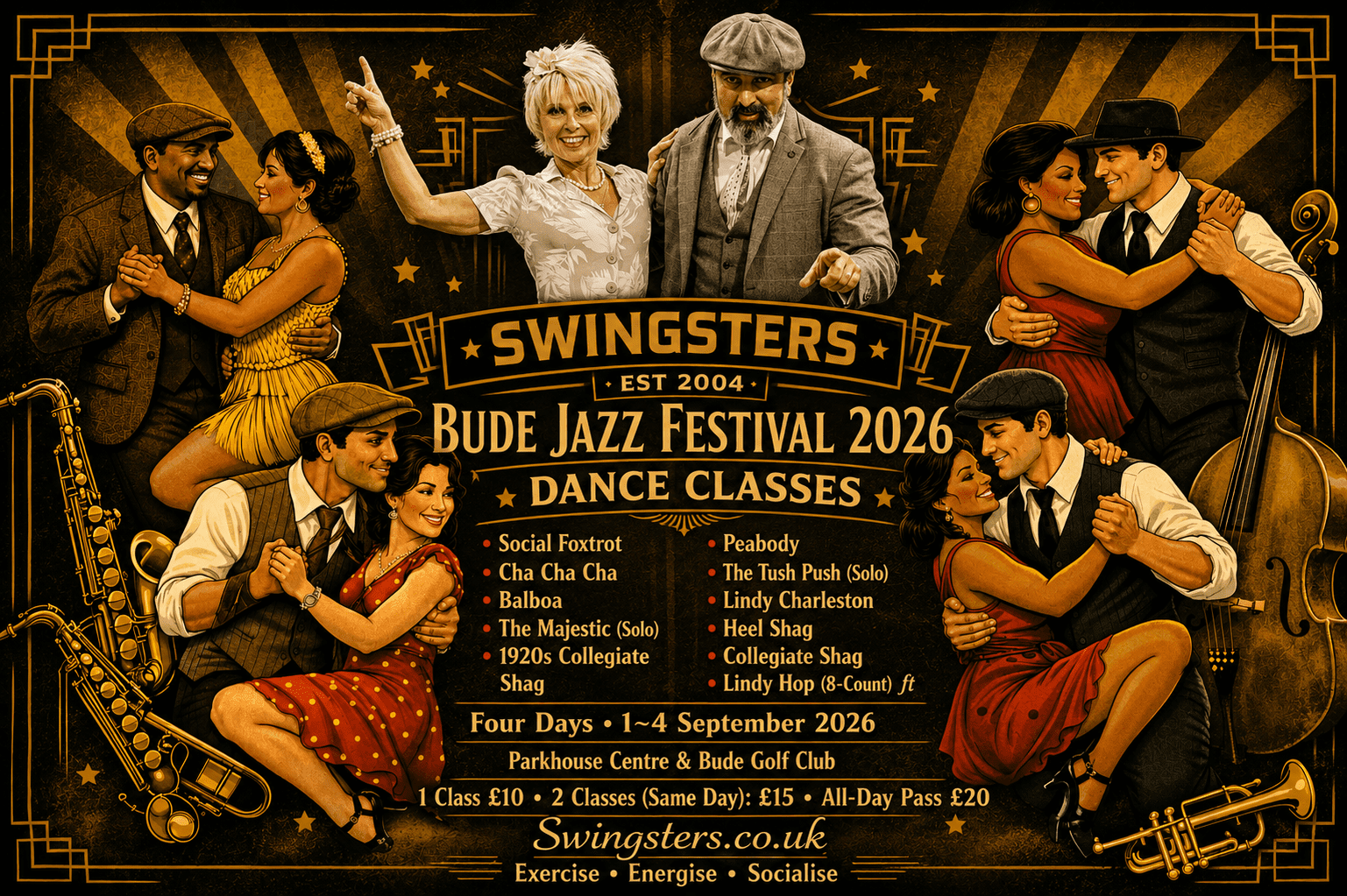 Bude Jazz Festival Dance Classes from the Swingsters